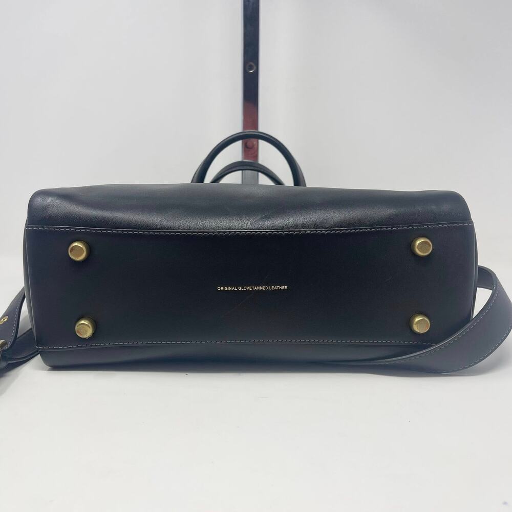 Coach Tate Carryall 29 Top‎ Handle Crossbody Bag Black Leather Gold C4827 - Picture 12 of 15